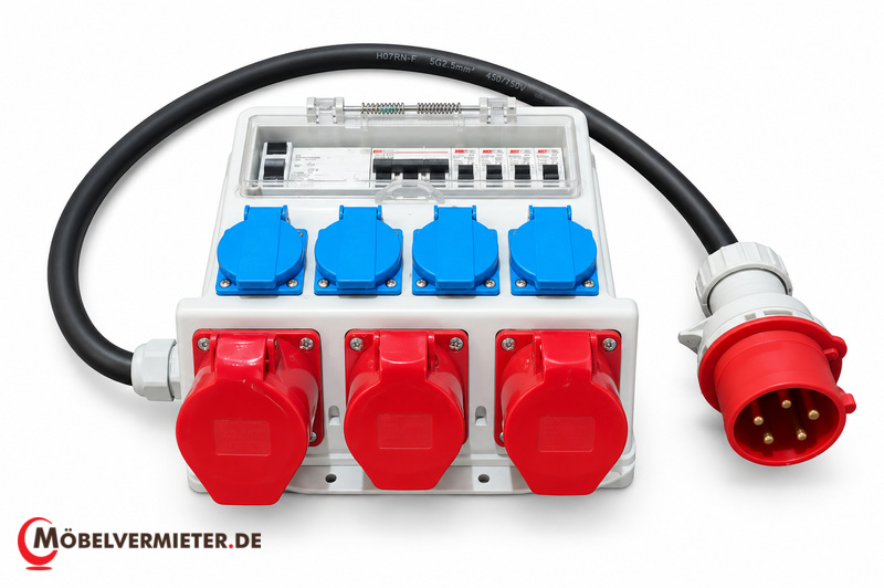 Starkstromverteiler 32A Drehstrom